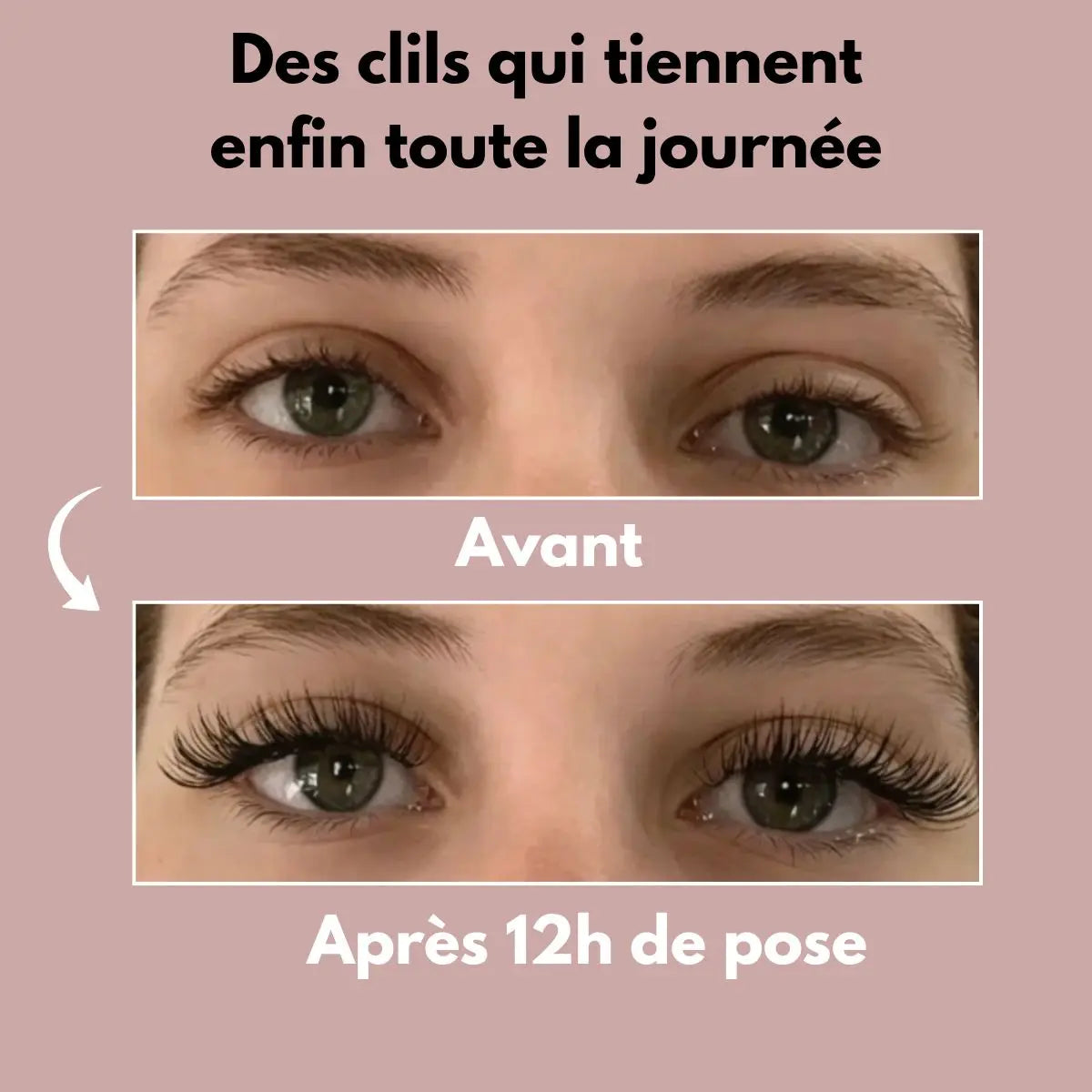 Faux cils magnétiques sans colle