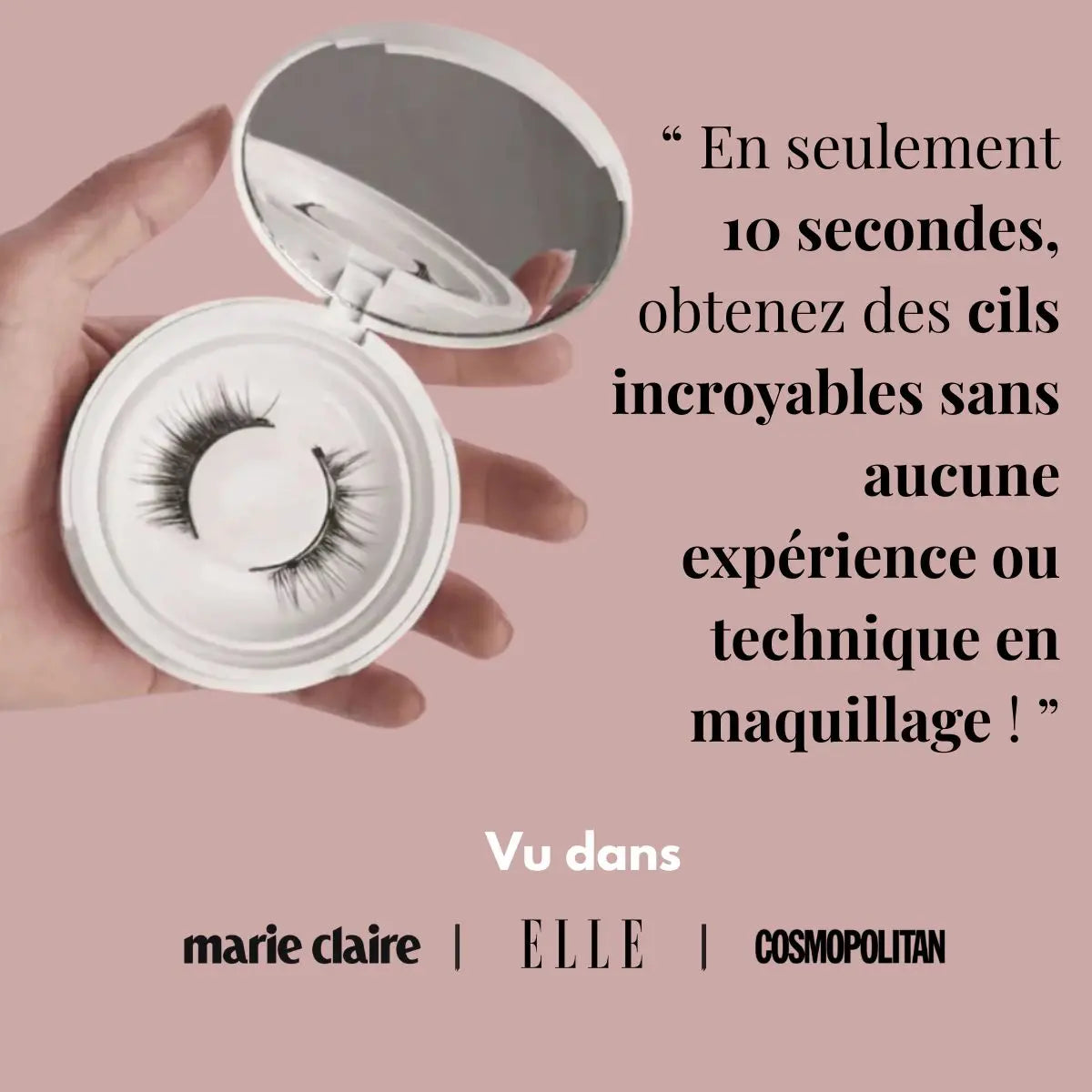 Faux cils magnétiques sans colle